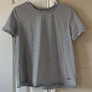 Nike Stripped Short Sleeve Crew Neck Tee
